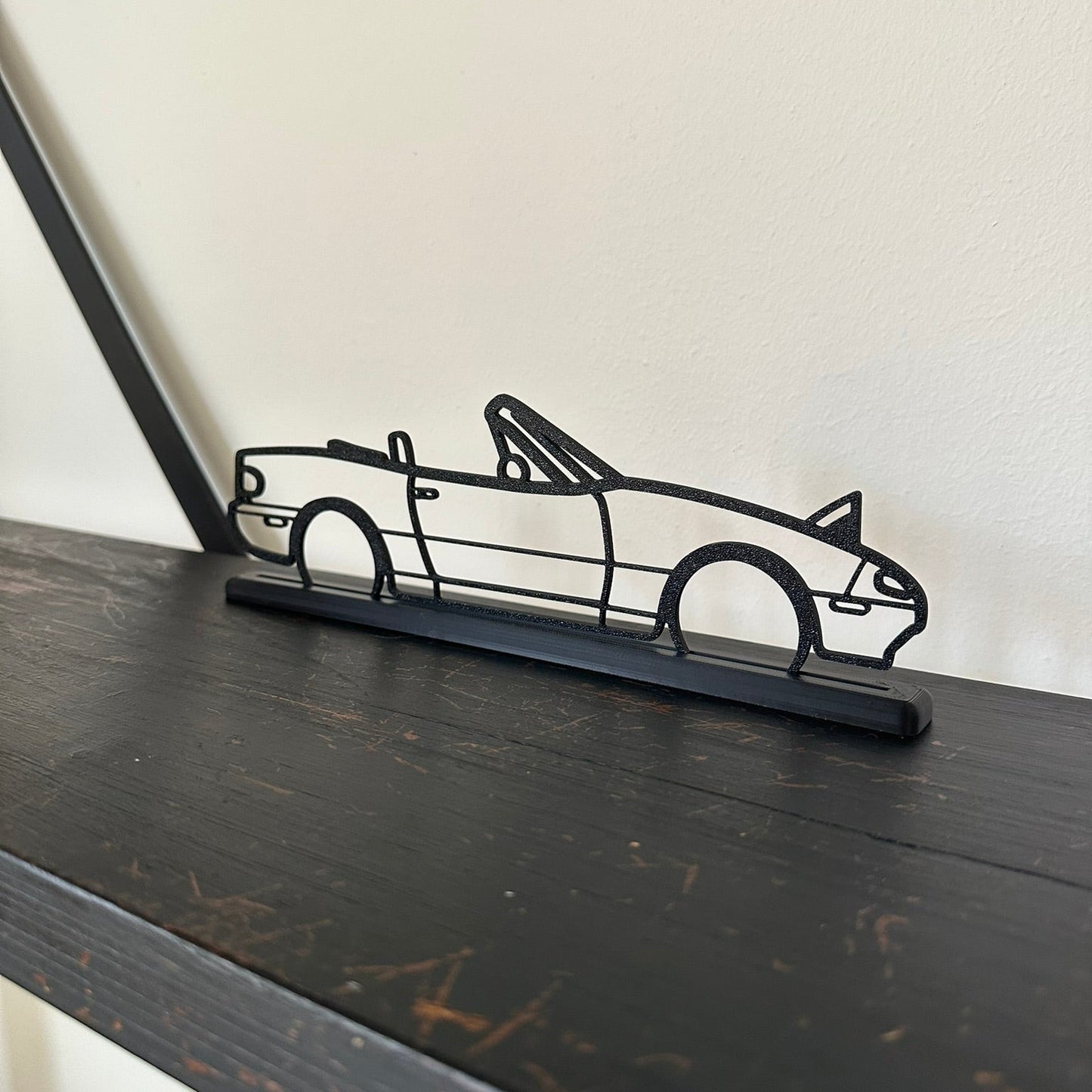 Mazda MX-5 NA Miata – 3D Printed Outline Wall Art