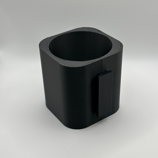 Bovenaanzicht van de Mazda MX5 NA/NB enkelvoudige bekerhouder, 3D-geprint.