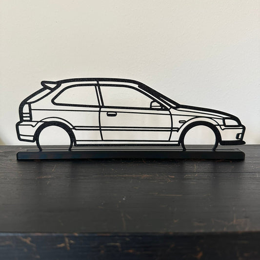 Honda Civic EK9 Type R Outline Wall Art