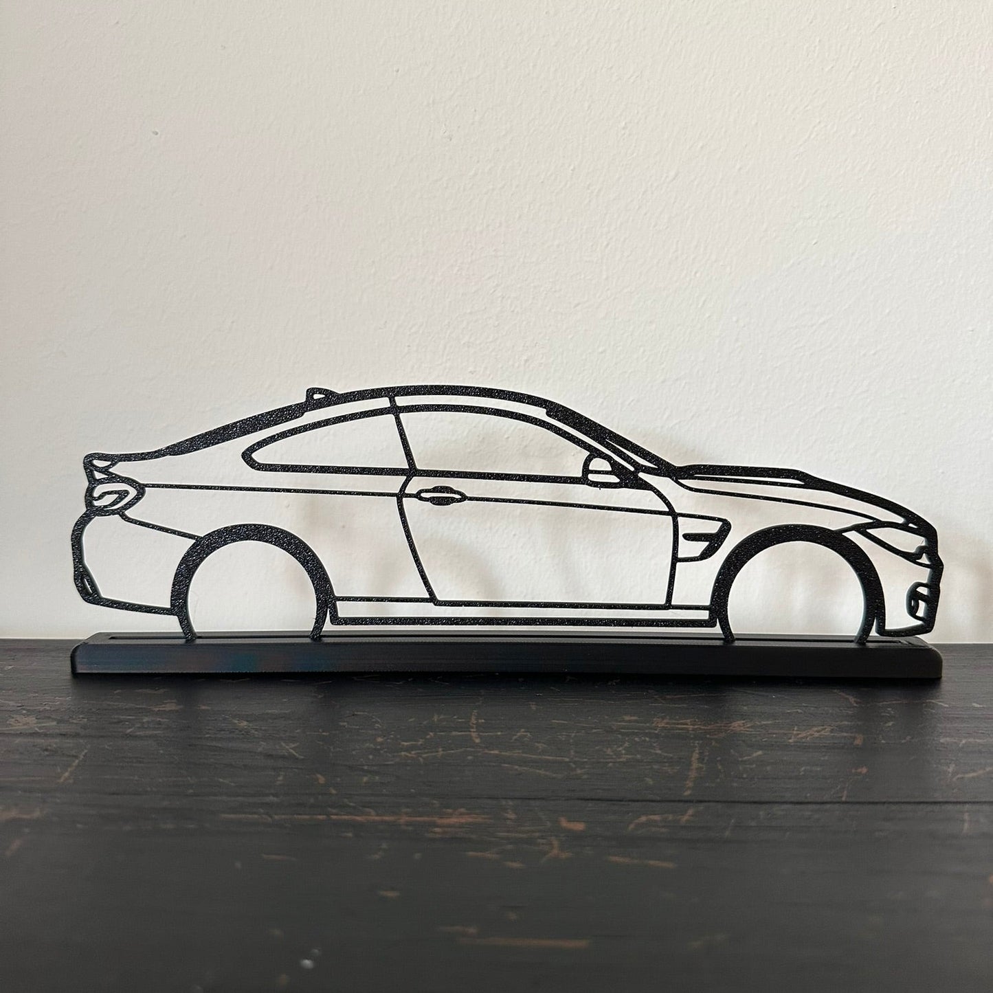 BMW M4 F82 Outline Wall Art | 3D Printed Car Silhouette