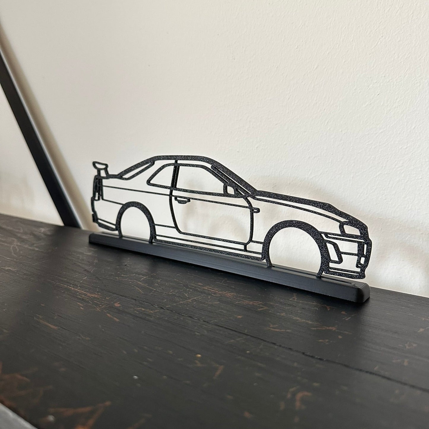 Nissan Skyline GT-R R34 Outline Wall Art | 3D Printed Car Silhouette