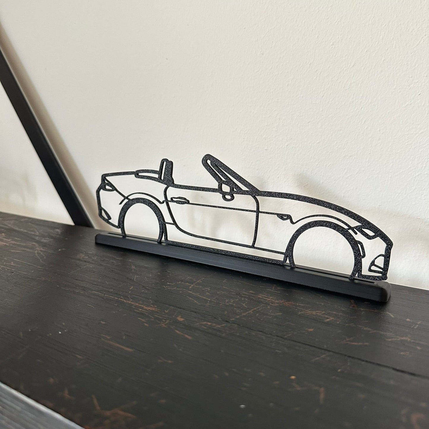 Mazda MX-5 ND Miata Outline Wall Art | 3D Printed Car Silhouette