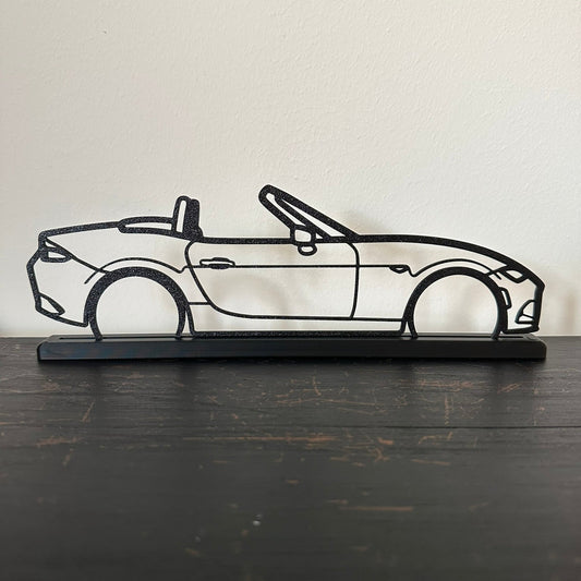 Mazda MX-5 ND Miata Outline Wall Art | 3D Printed Car Silhouette