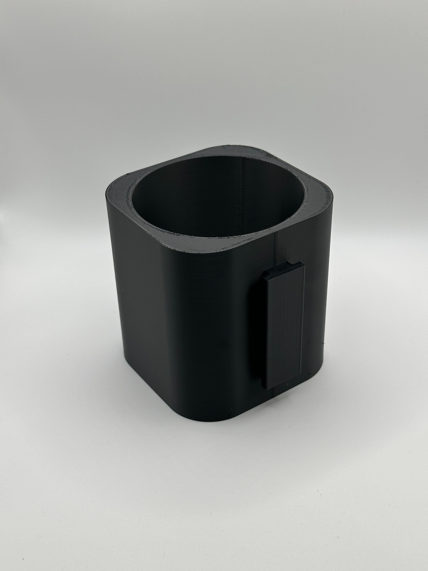 Bovenaanzicht van de Mazda MX5 NA/NB enkelvoudige bekerhouder, 3D-geprint.